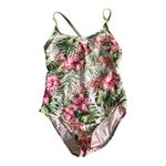 Hurley Tropical Pink and Green One Piece Swim Photo 3