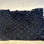 Guess Black Polka Dot Mesh Top Photo 2