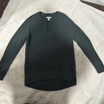 Athleta Hanover V-neck Sweater Tunic Mist Gray Merino Wool Blend Photo 0