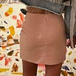 Houndstooth  Pink Mini Skirt Photo 2