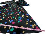 Lafayette 148  New York 100% Silk Black Doha Scattered Dot Print Wrap Dress Photo 5