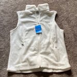 Columbia  White Benton Springs Fleece Vest SIZE XL Photo 0