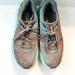 Hoka One One Rincon Women’s Charcoal Gray, Aqua Sky Trainer Sz 8.5 Used See Dsx Photo 2