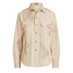 Ralph Lauren 𝅺POLO by  Beaded Twill Button Down Shirt NWT Sz XXL Photo 1