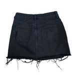 PacSun 🦎Black Distressed Denim Mini Skirt🌵 Photo 2