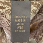 Kate Hill Vintage Silk Paisley Button Up Shirt, Women's Size PM Photo 5