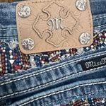 Miss Me  Denim Shorts with Embellished Pockets Photo 3