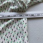 Ann Taylor  Blouse Women’s S Beige Green Floral Print Short Sleeve Flowy Top Photo 7