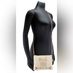 NWT Mary Francis Creme and Gold Beaded Bride Tribe Clutch Bag Photo 4