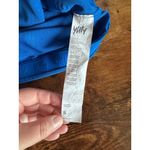 YITTY  Royal Blue Mesh Short Sleeve Crop Top Photo 5