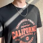 Link Chain Necklace for Men Women Streetwear Hip Hop Unisex Style Silver Photo 7