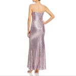 AQUA Sequined Mesh front Gown padded Photo 2