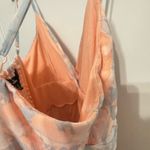 Lulus Exceptional Sweetness Peach Floral Chiffon Pleated Maxi Dress Size XL Photo 6