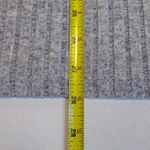 SheIn Gray Ribbed Knit 2pc Set V Neck Top Wide Leg Pants Cozy Workwear 2X Photo 12