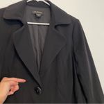 Lane Bryant Plus Size Solid Black Three Button Long Duster Work Blazer or Jacket Photo 7