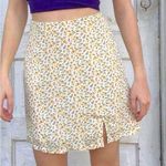Hollister NWOT  Ultra High Rise Mini Skirt - Yellow Ditsy Floral - XS Photo 0