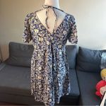 Old Navy V-Neck Tiered Floral Mini Swing Dress for Women Photo 4