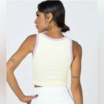 Princess Polly  yellow butterfly crop tank Photo 2