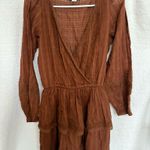 American Eagle  Brown Long Sleeve Dress Photo 0
