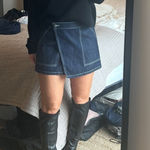 Abercrombie & Fitch Abercrombie Skirt Denim Mini Photo 0