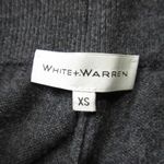 NWT White + Warren Lounge Pant in Charcoal Heather Gray Cashmere Knit Jogger XS Photo 3