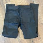 DL1961  Womans Black Emma Power Legging Leather Coated Jeans Size 27 Photo 3