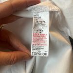 Topshop  Midi Dress White Poplin Bow Bardot Photo 4