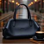 Portland Leather Midnight Blue Shoulder Bag Photo 0