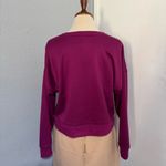 Love & Sports Women Purple Crew Neck Long Sleeve Cozy Relaxed Fit Sweater Size M Size M Photo 6