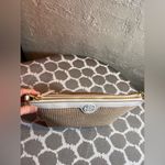 Nanette Lepore Tan Woven Bag with Gold Chain
White leather accents stripe lining Photo 8