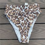 Aerie NWT medium high cut cheeky cheetah print animal swim bikini bottom Photo 0