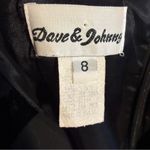 Dave and Johnny Vintage 90s  Formal Velvet Black Maxi Dress Sz 8 Photo 5