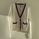 Beach Riot  Gene White Cardigan Sweater M Photo 4