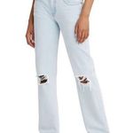 Levi's Levi’s low pro straight jeans light wash distressed Sz 32 Photo 0