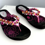 Candie's Y2K Black Platform Flip Flops Photo 0