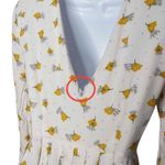 Free People Womens Cream Yellow Long Sleeve Floral Shift Tegan Mini Dress Size 0 Photo 7