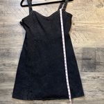 Faded Black/Gray Denim Flare Dress Black Size L Photo 4