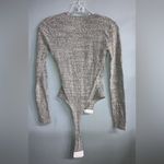 Madewell v-neck faux wrap Long Sleeve Thong Bodysuit XXS Photo 1