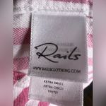 Rails  Pink/Red and White Striped Long Sleeve Pajama / Lounge Set in size  XSmall Photo 9