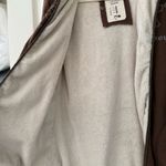 Y2K Beauty Brown Faux Fur Lined Hooded Zip Up Photo 2