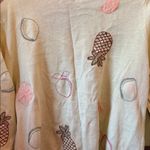 Christopher & Banks  Light Green Cardigan with Fruit Embroidery xl Photo 3