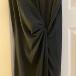 EXPRESS High Low Side Knot Midi Dress, Black, Size XS, NWT Photo 2