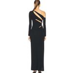 Cult Gaia Zinnie Gown in Black X-Small New Womens Long Sleeve Maxi Dress Photo 1