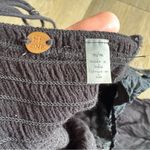 Free People Black Adella Mini Lace Slip Dress Photo 4