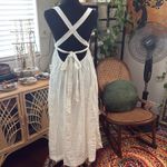 Free People NWT Free-est Coconut Milk Poppy Open Back Midi Dress Photo 1