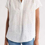 French Connection  Rhodes‎ Eyelet Top Size 6 Photo 0