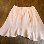 J.Crew  Pale Pink Drapey Twill Swing Skirt | 00 Photo 5