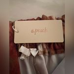 A.Peach  Belted Orange Marbled Pants High Waisted NWT Size L Photo 10