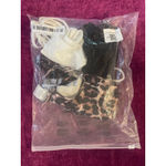 SEXY Comfy Loungewear Bralettes Set of 3 White Black Leopard Size XS Crop Top Photo 3