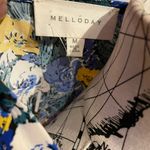 MELLODAY Floral Flowy Ruffle Layer Bright Short Sleeve V Neck Brunch Wedding Guest Photo 5